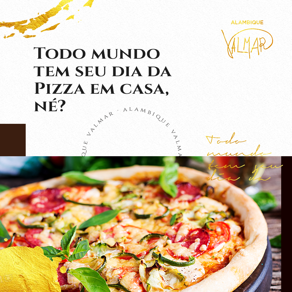 Dia da Pizza: aprenda a fazer receita que leva cachaça, mel e carne de sol